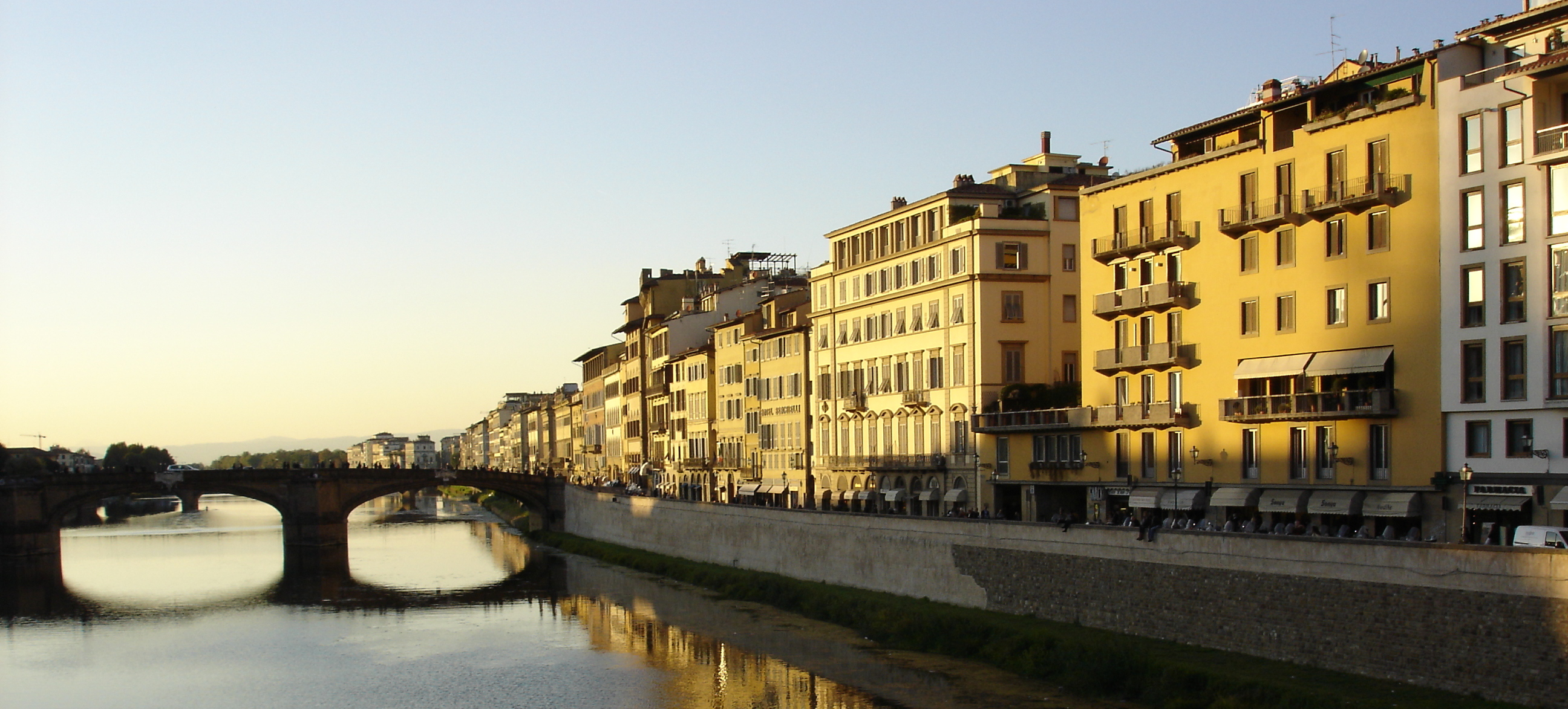 Looking from Ponte Vecchio - Firenze